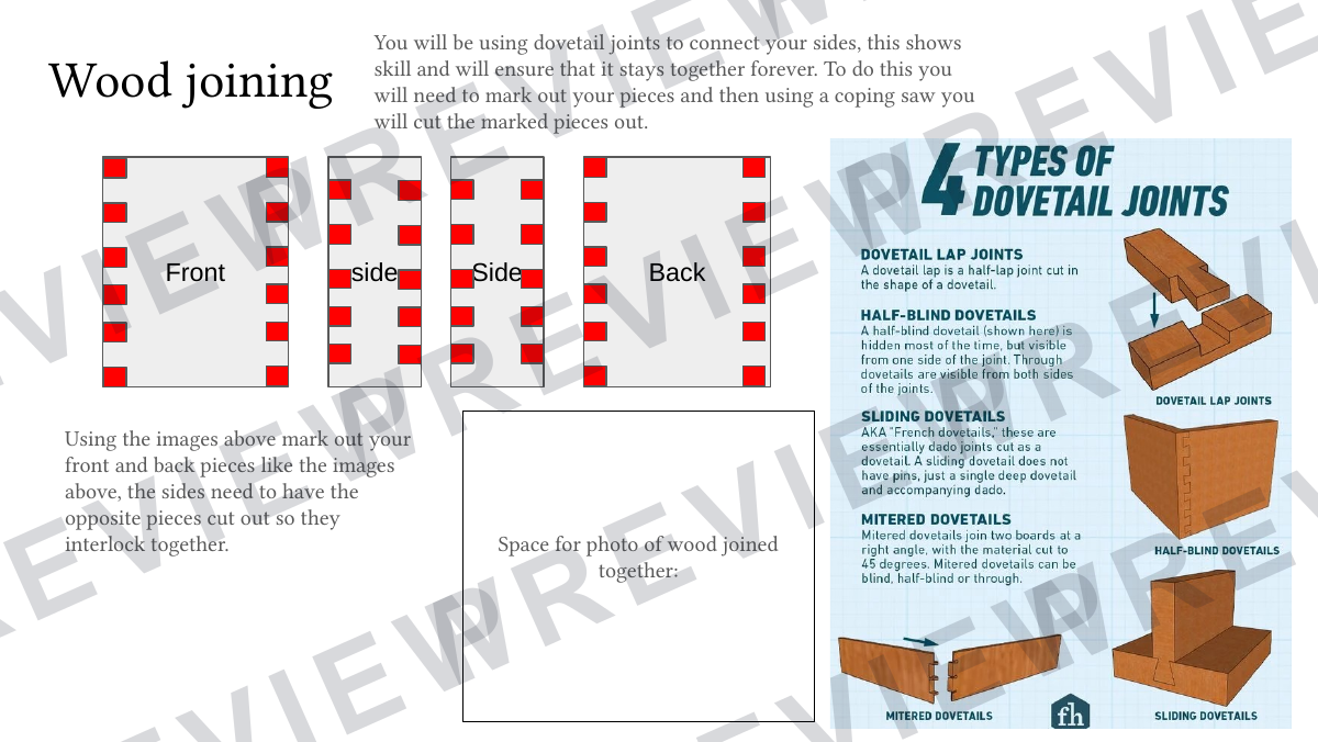 KS3 bird house project resources  preview page 8