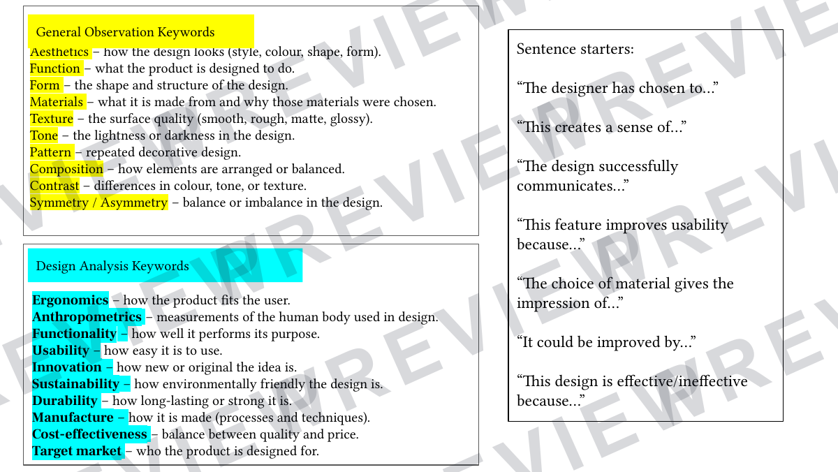 KS3 bird house project resources  preview page 14