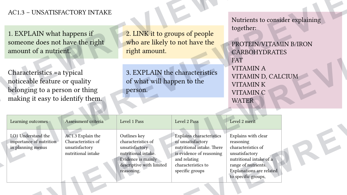 Hospitality and catering final NEA booklet  preview page 9