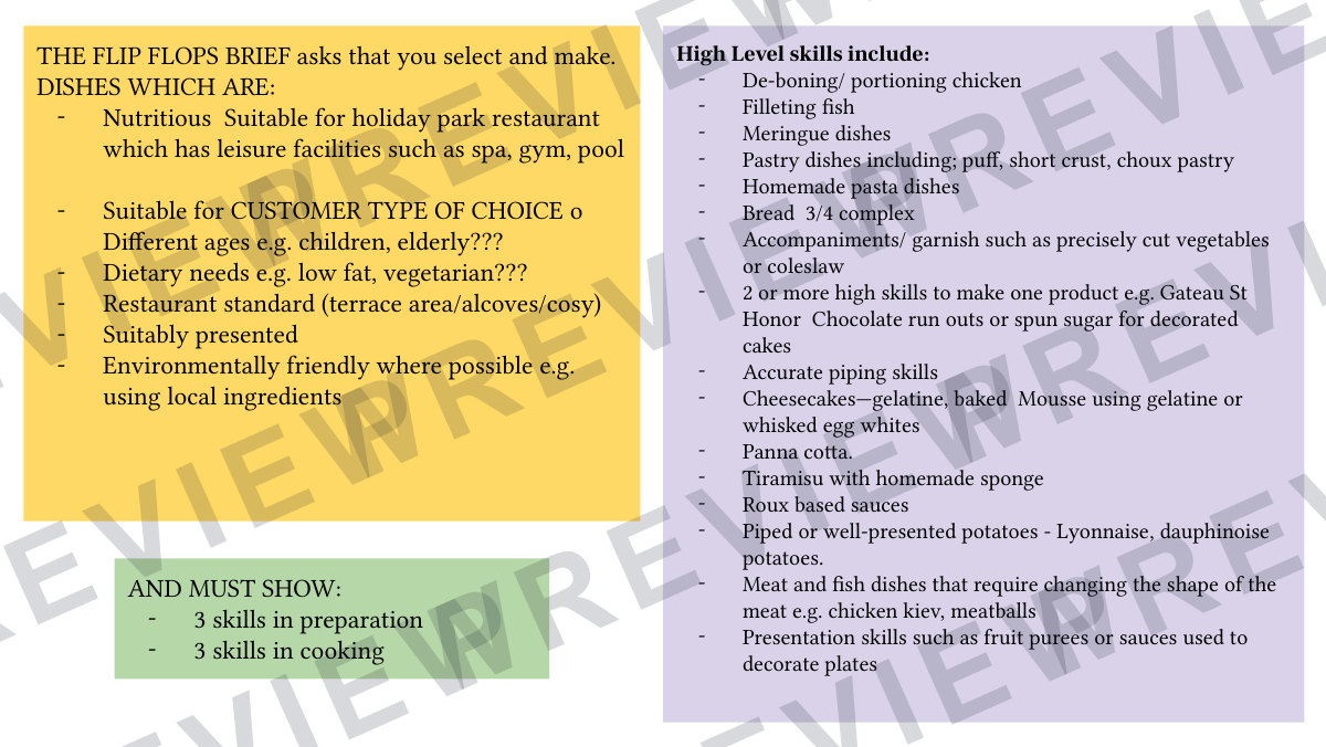 Hospitality and catering final NEA booklet  preview page 27