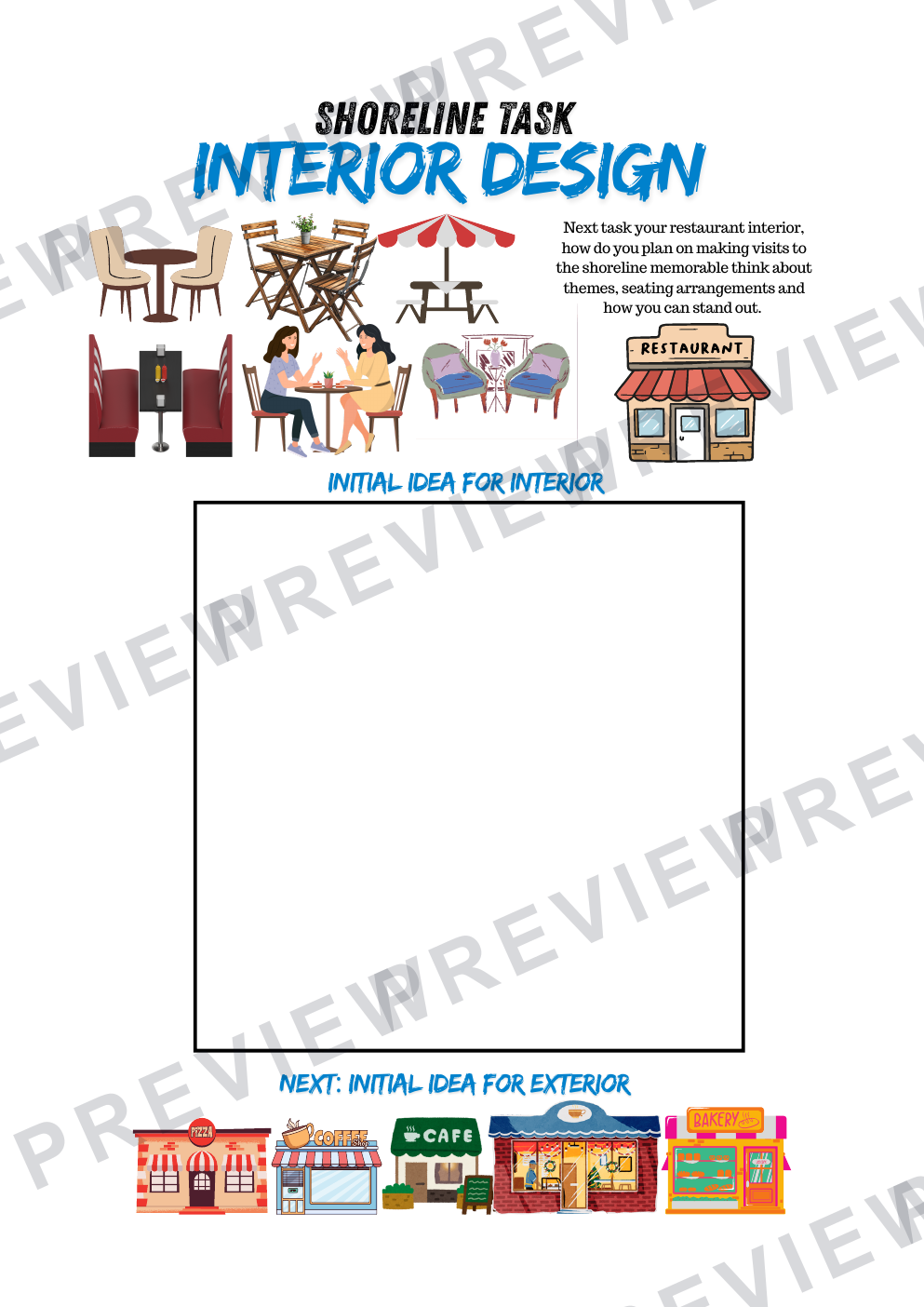 Shoreline GCSE hospitality project (NEA)  preview page 9