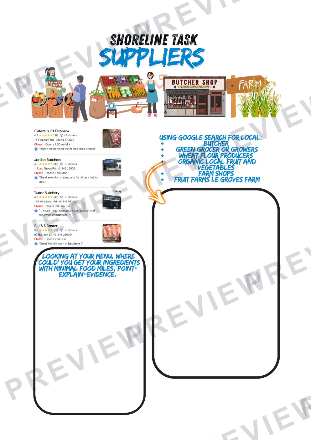 Shoreline GCSE hospitality project (NEA)  preview page 11