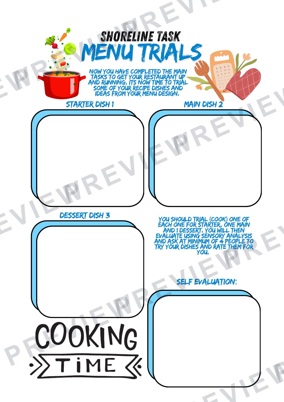 Shoreline GCSE hospitality project (NEA)  preview page 12