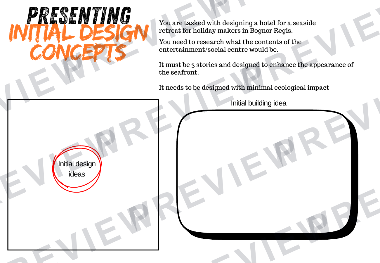 Designing like an Architect Ks3/4 design project booklet  preview page 8