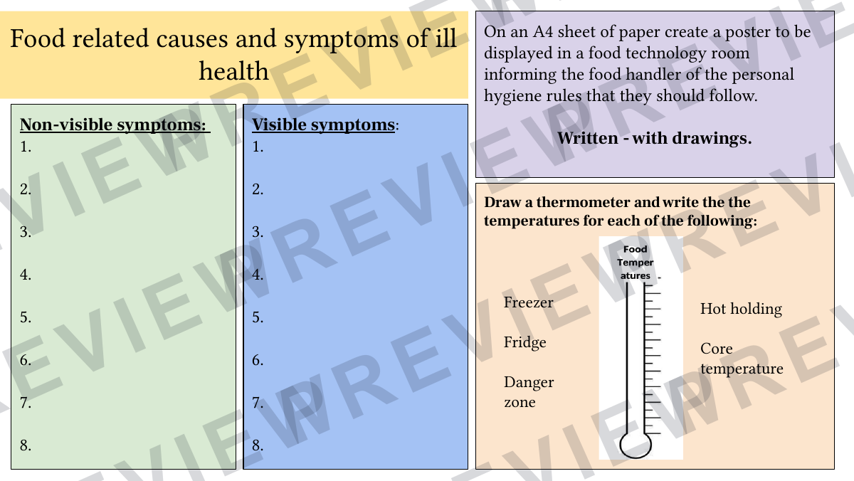 Hospitality and Catering level 1-2 activity booklet 2  preview page 15