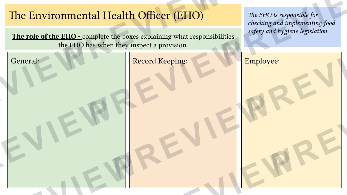 Hospitality and Catering level 1-2 activity booklet 2  preview page 22