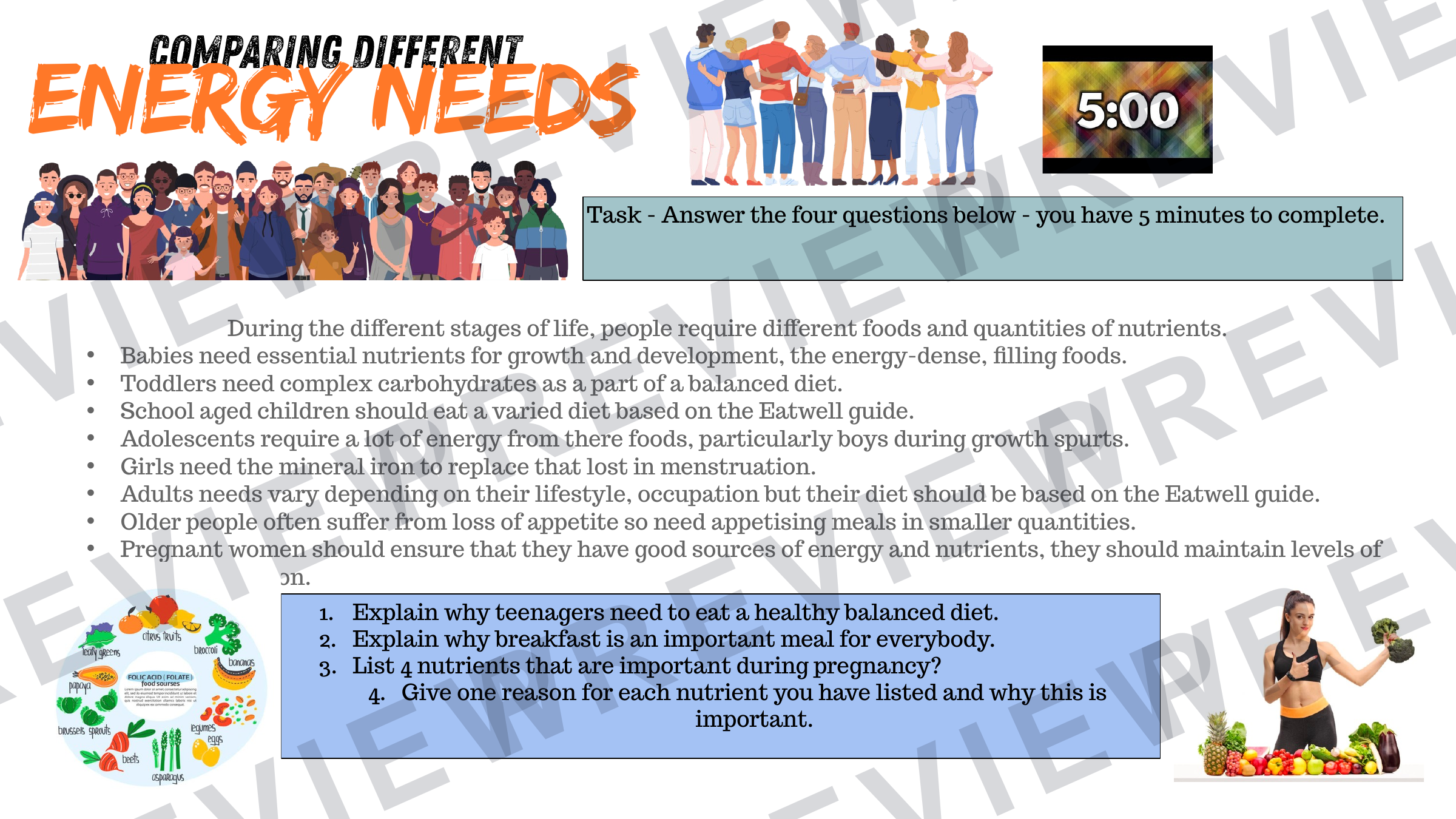 Year 7 healthy eating project part 2 powerpoint   preview page 18