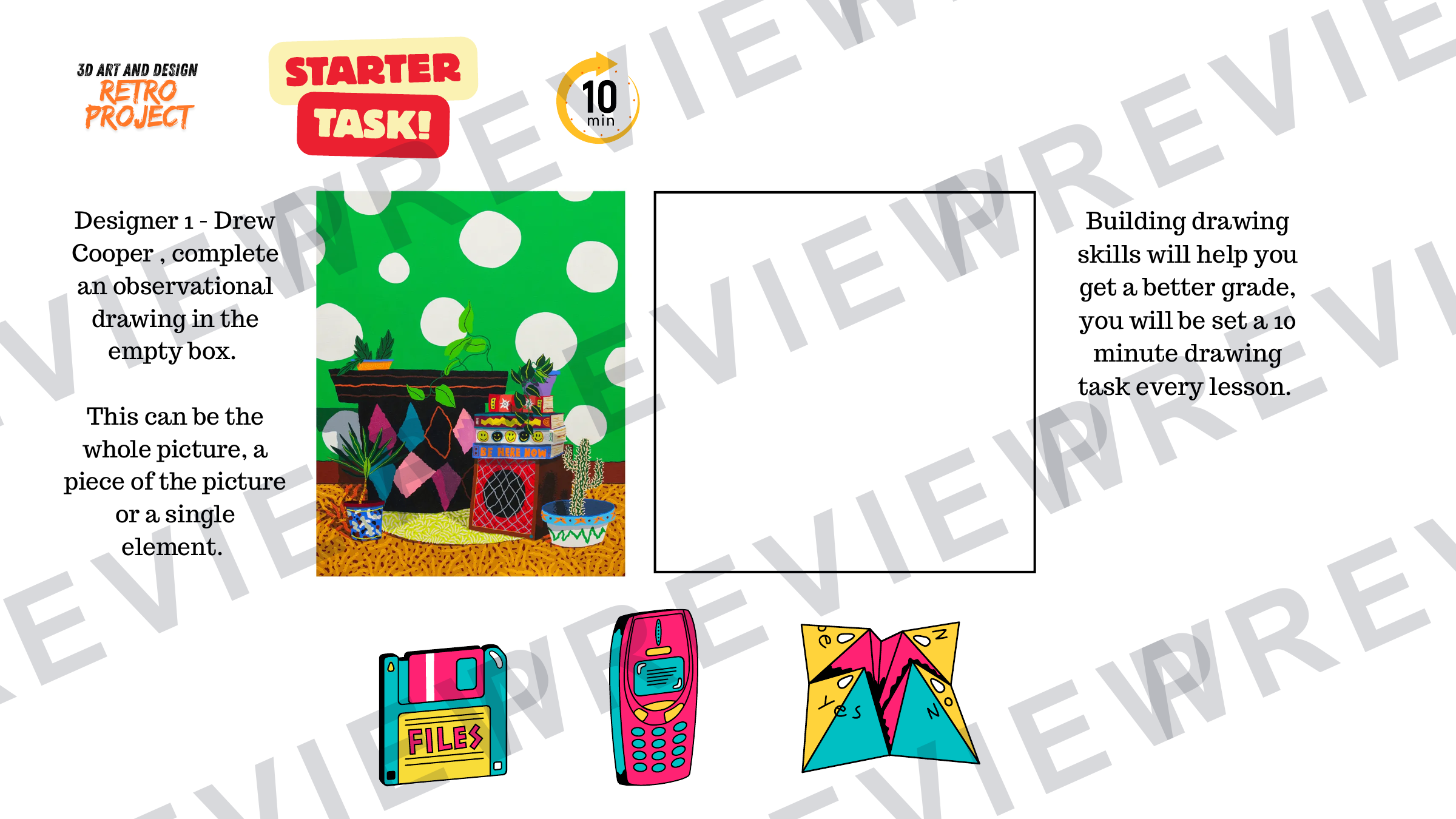 Brilliantly retro 3D KS4 mini project  preview page 4