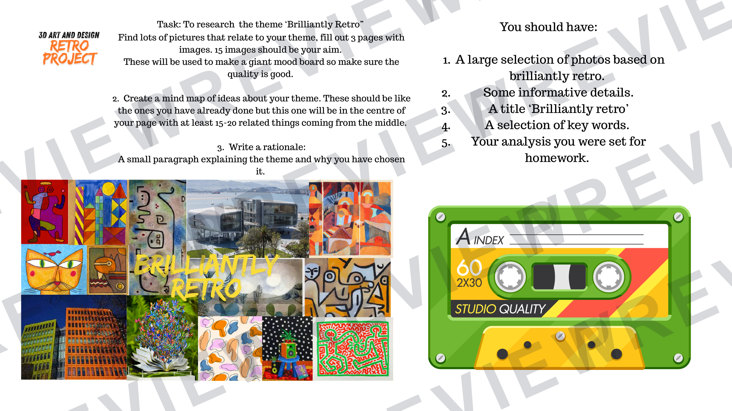 Brilliantly retro 3D KS4 mini project  preview page 5