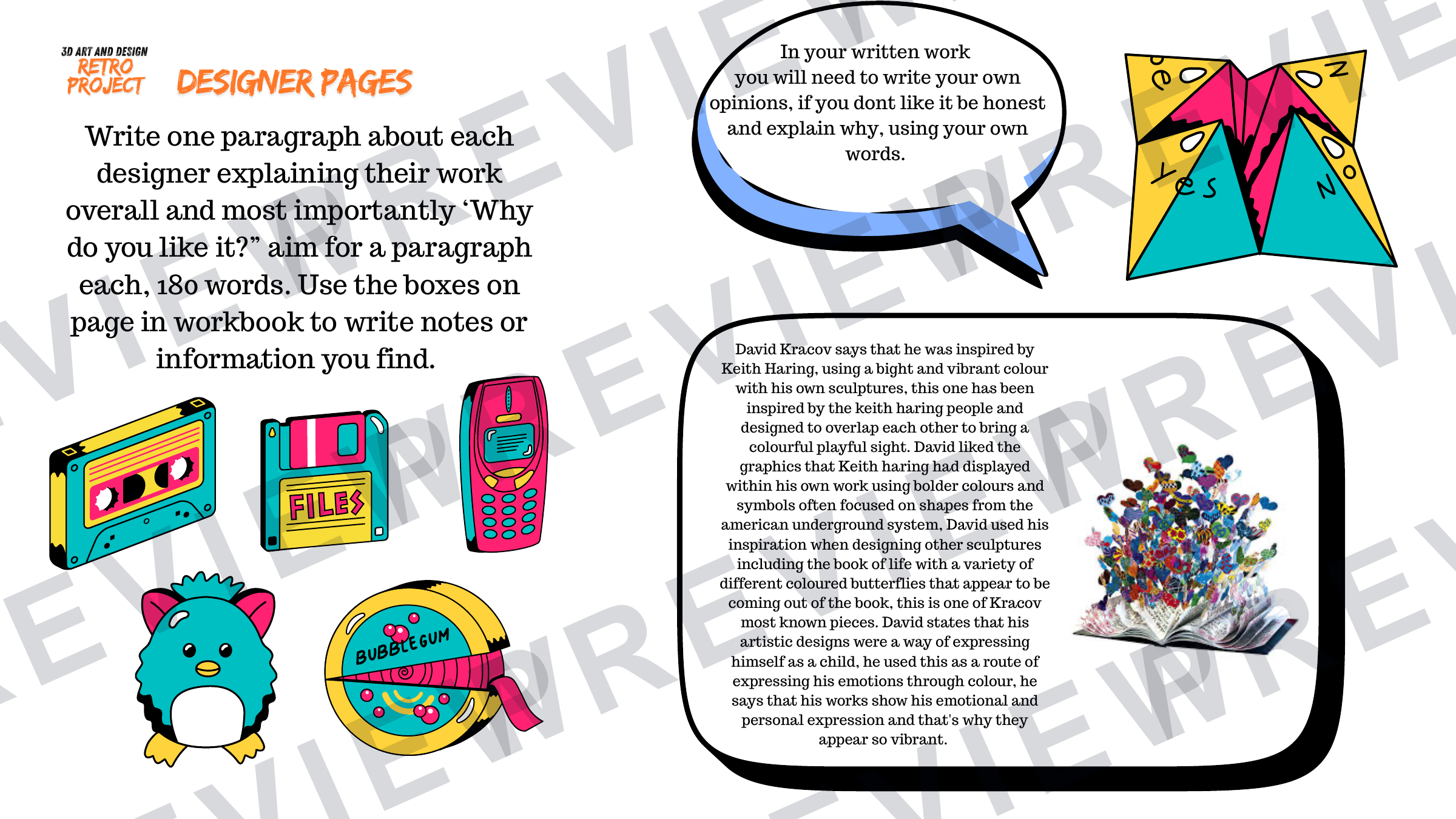 Brilliantly retro 3D KS4 mini project  preview page 7