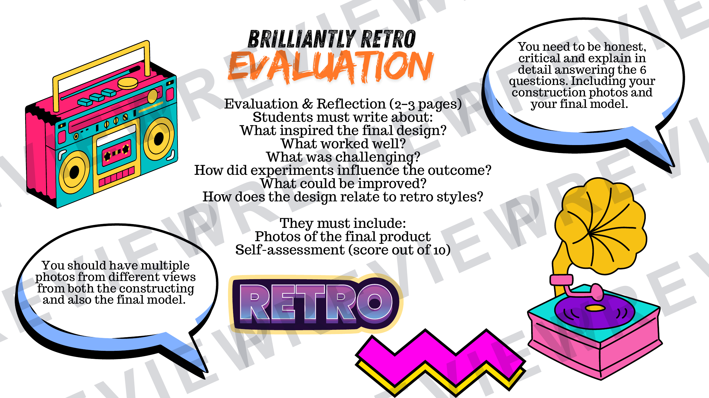 Brilliantly retro 3D KS4 mini project  preview page 15