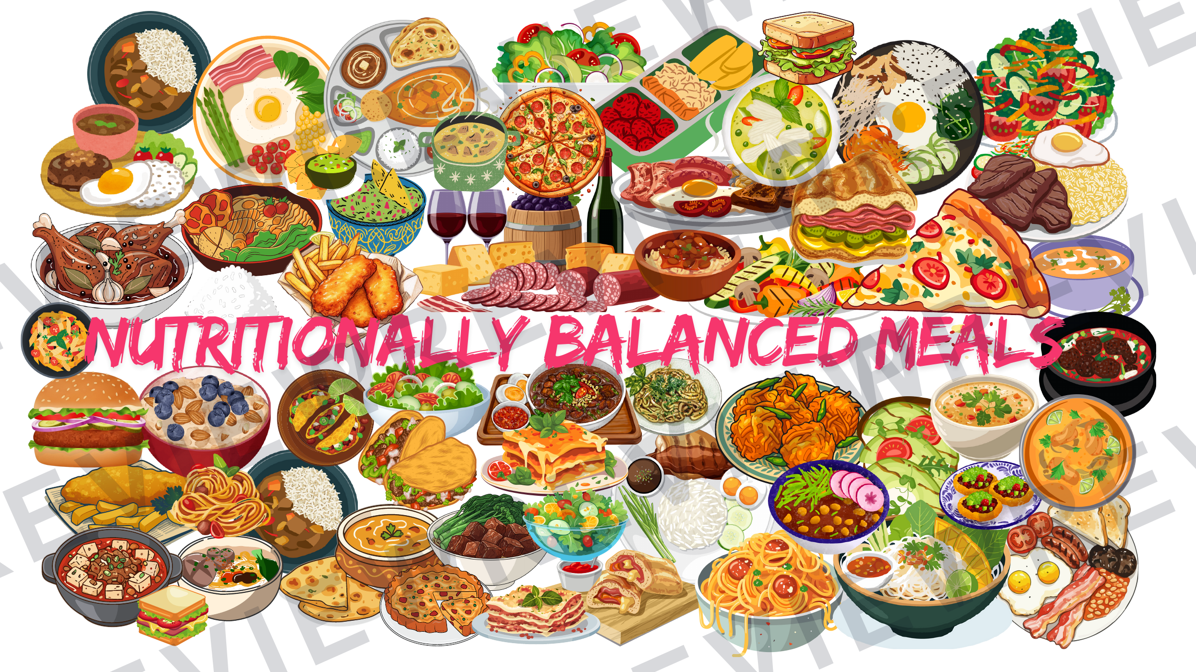 Hospitality Poster nutritionally balanced meals poster preview page 1