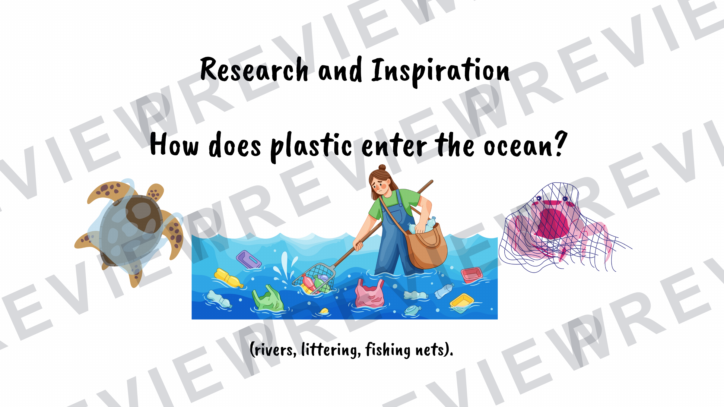 ks2 plastics in the ocean make project  preview page 2