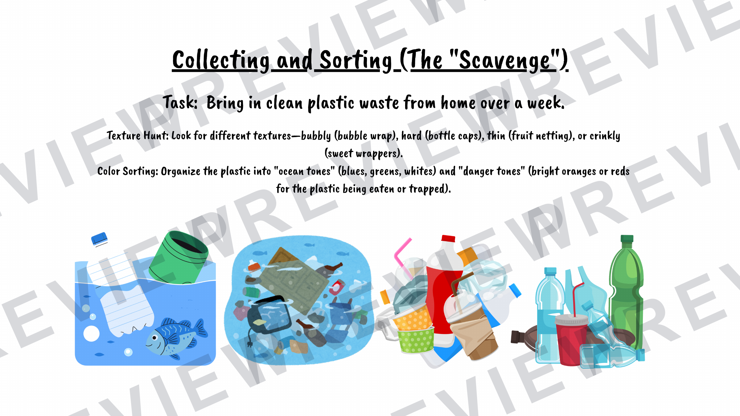 ks2 plastics in the ocean make project  preview page 5