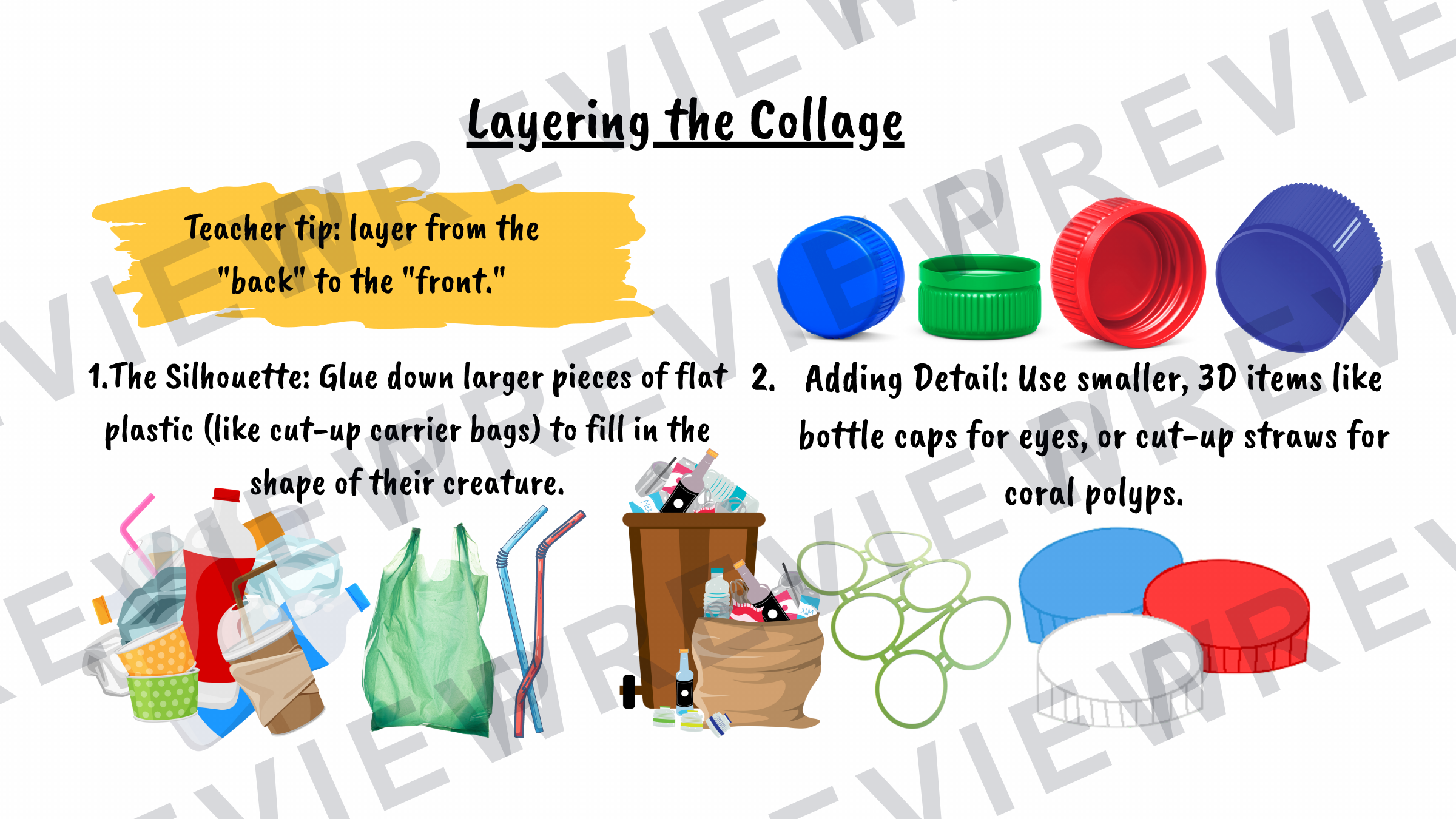 ks2 plastics in the ocean make project  preview page 7