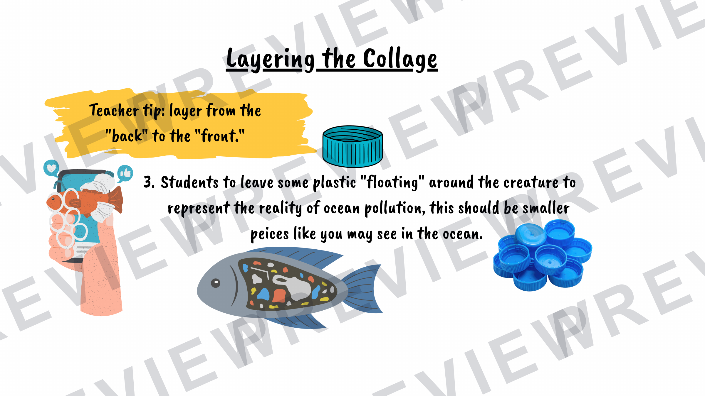 ks2 plastics in the ocean make project  preview page 8