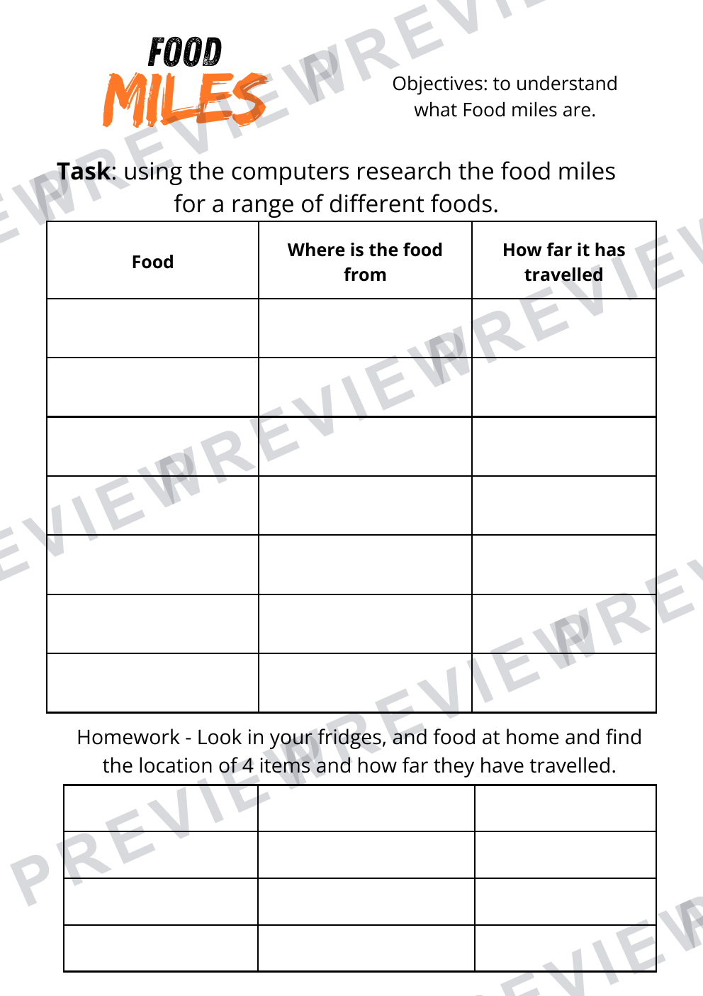 Food technology international cuisine workbook year 8  preview page 7