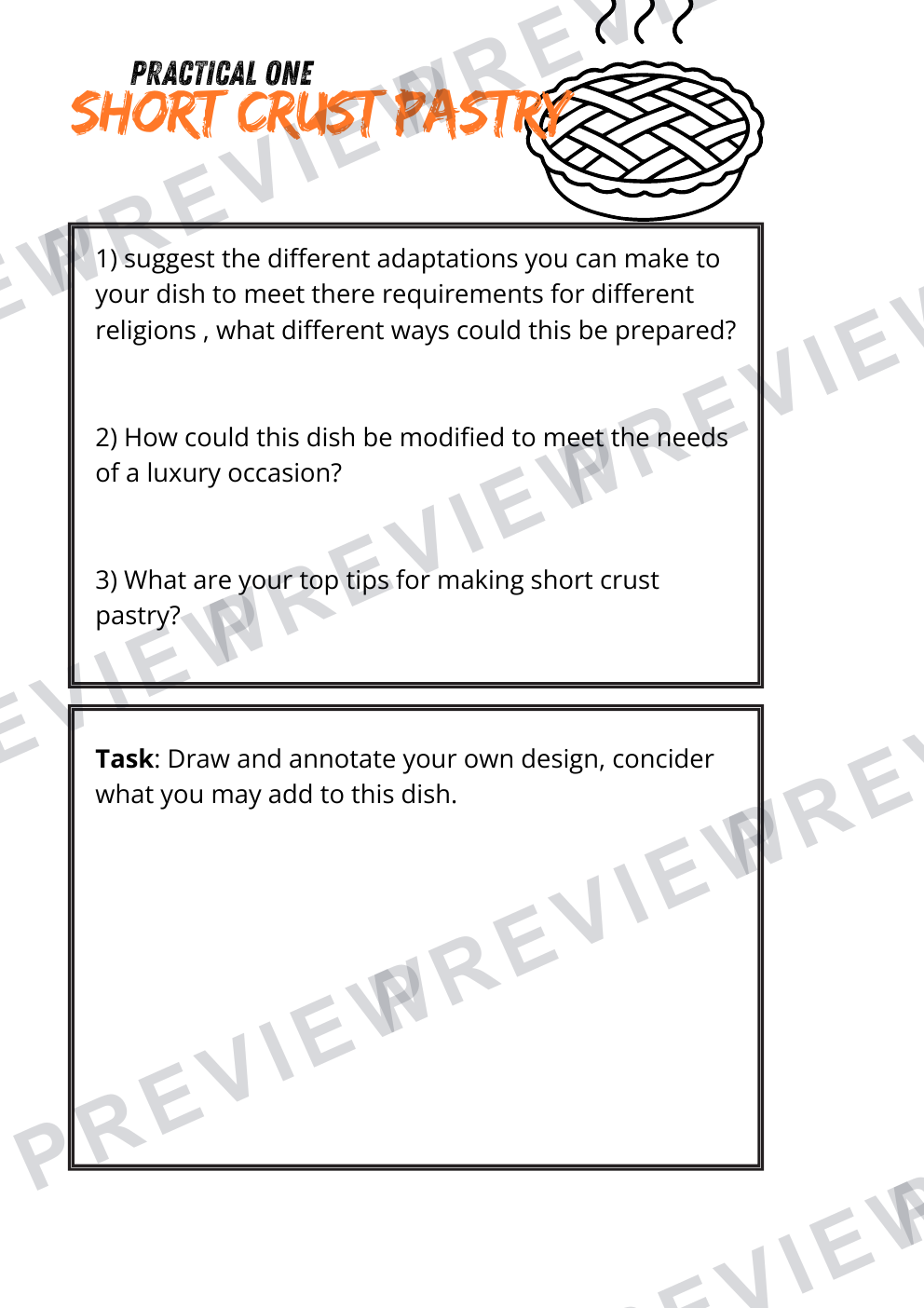 Food technology international cuisine workbook year 8  preview page 10