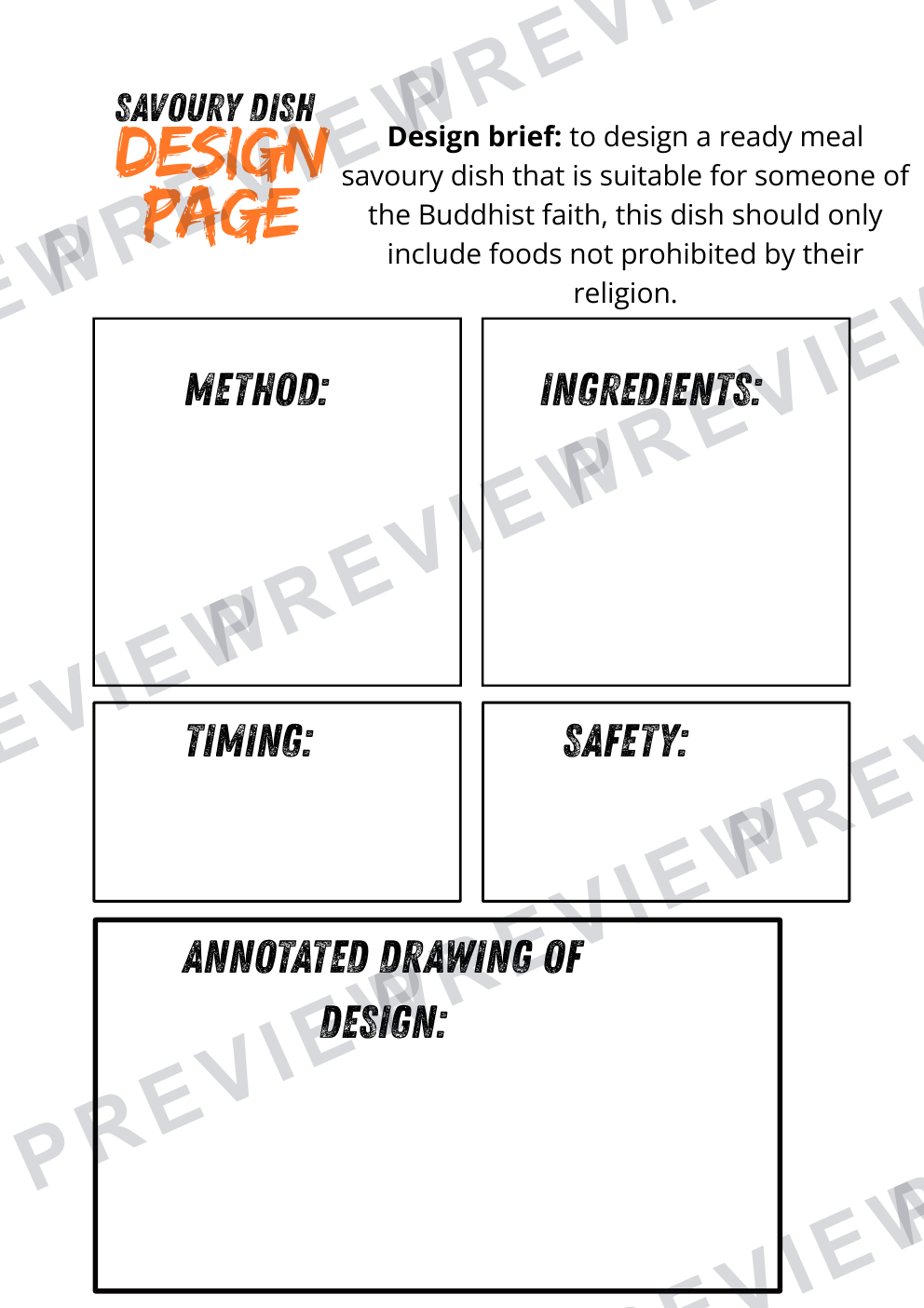Food technology international cuisine workbook year 8  preview page 13