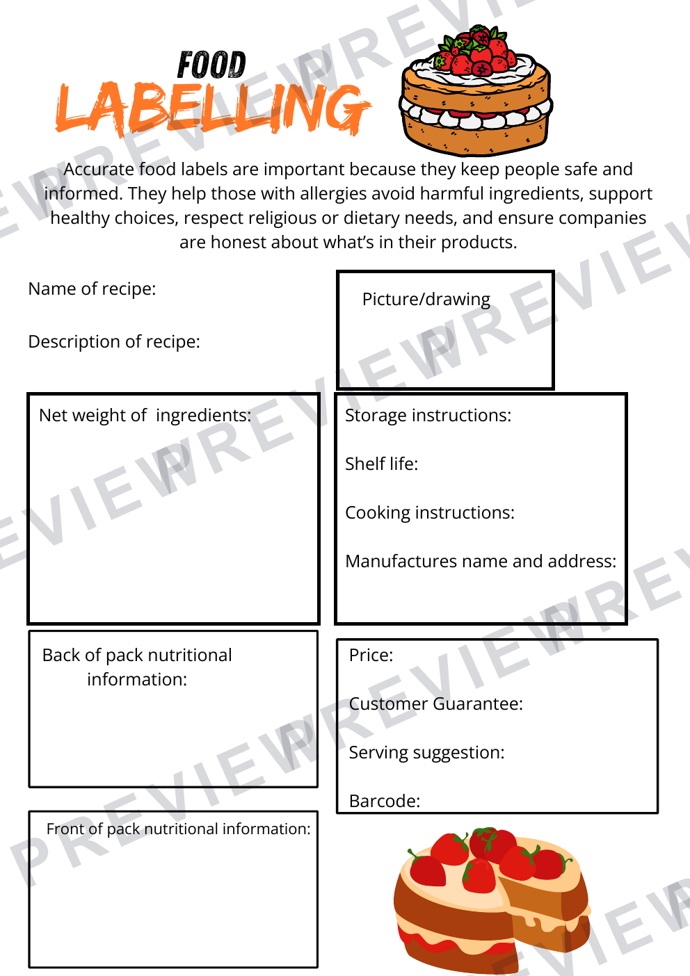 Food technology international cuisine workbook year 8  preview page 14