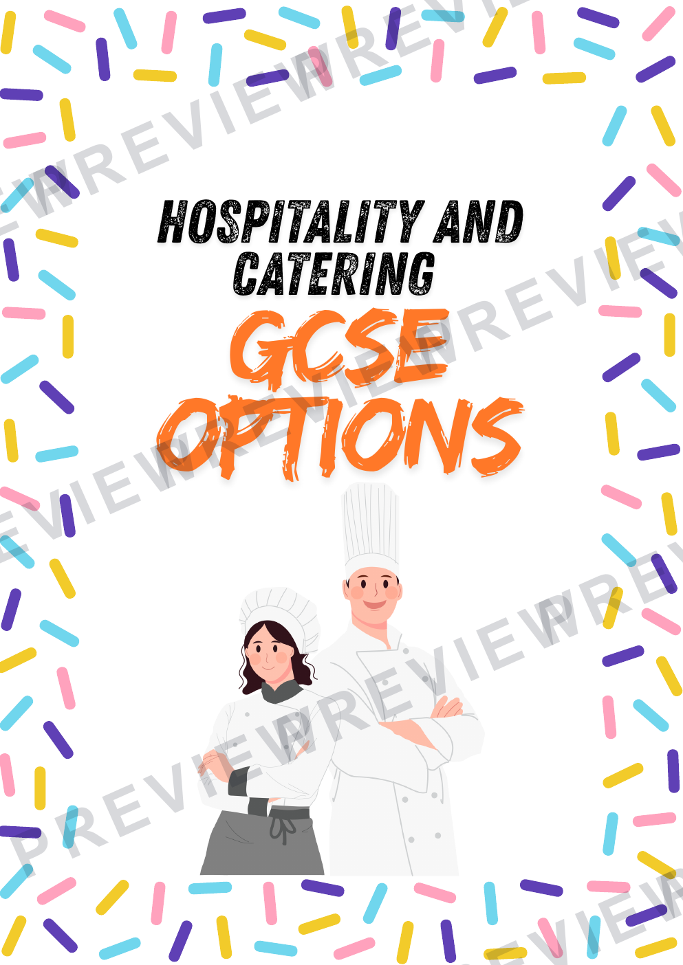 Hospitality options booklet for open evenings  preview page 1