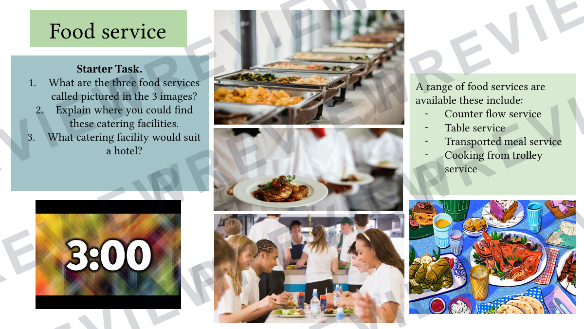 Hospitality and catering lessons 14-15  preview page 5