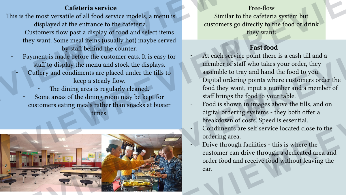 Hospitality and catering lessons 14-15  preview page 6