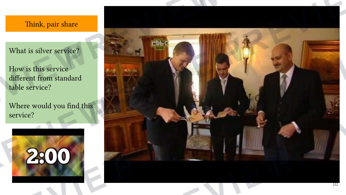Hospitality and catering lessons 14-15  preview page 10