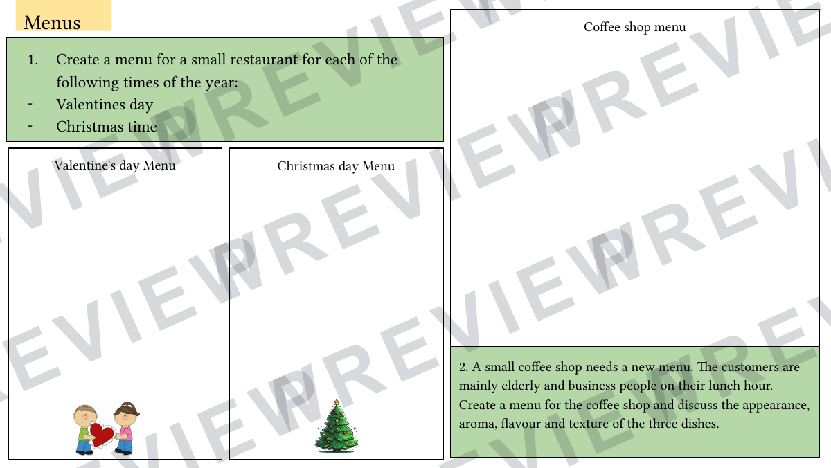 Hospitality and catering lessons 14-15  preview page 12