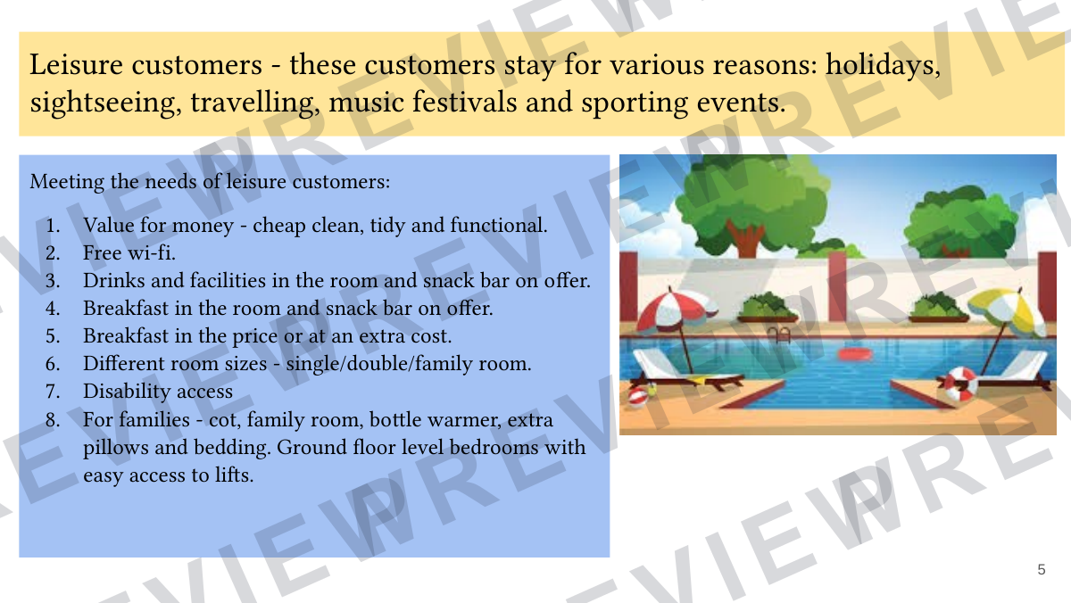 Hospitality and catering lesson 3  preview page 5