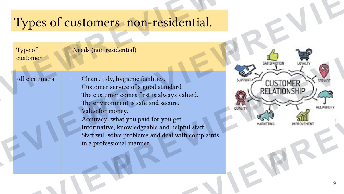 Hospitality and catering lesson 3  preview page 9