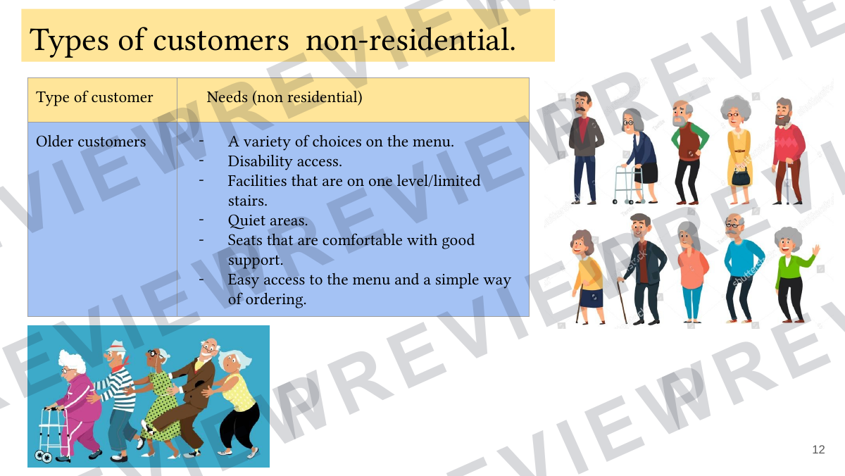 Hospitality and catering lesson 3  preview page 12