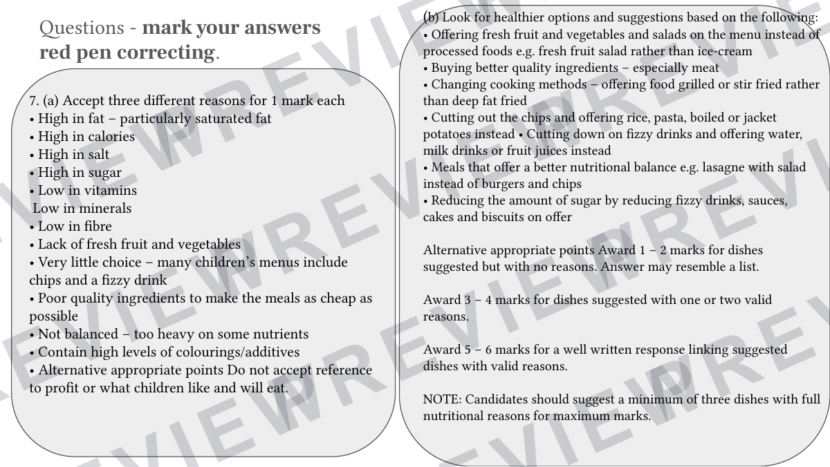 Hospitality and catering lesson 3  preview page 14