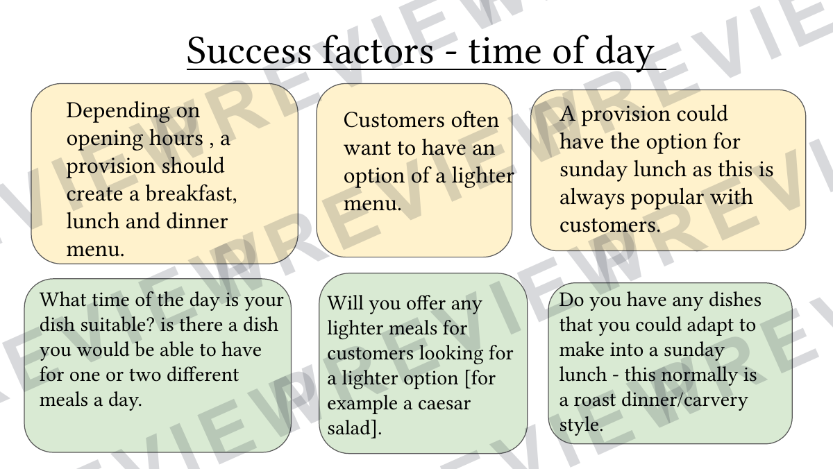 Hospitality and catering lesson 20-21 preview page 8