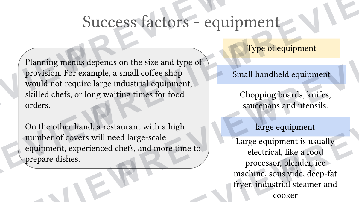 Hospitality and catering lesson 20-21 preview page 10