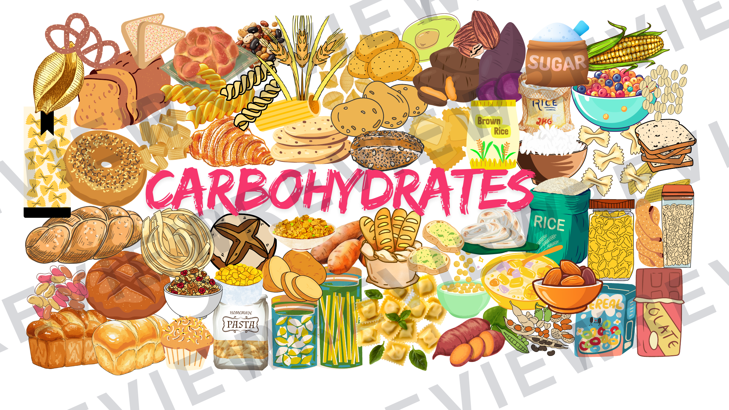 Hospitality Poster carbohydrates  preview page 1