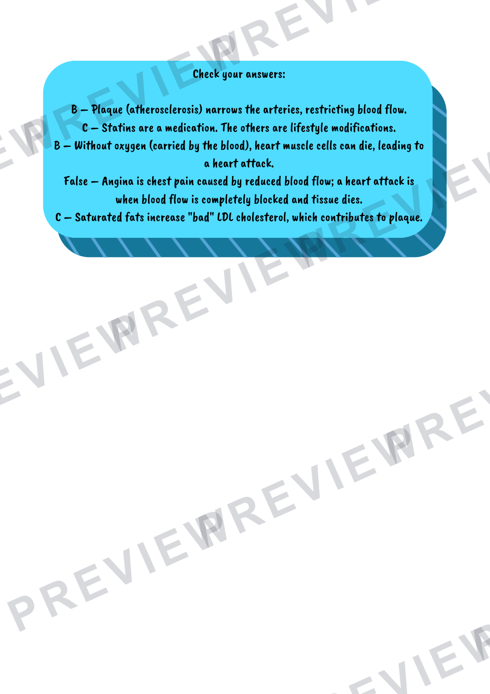 Hospitality nutrients information booklet - with questions  preview page 28