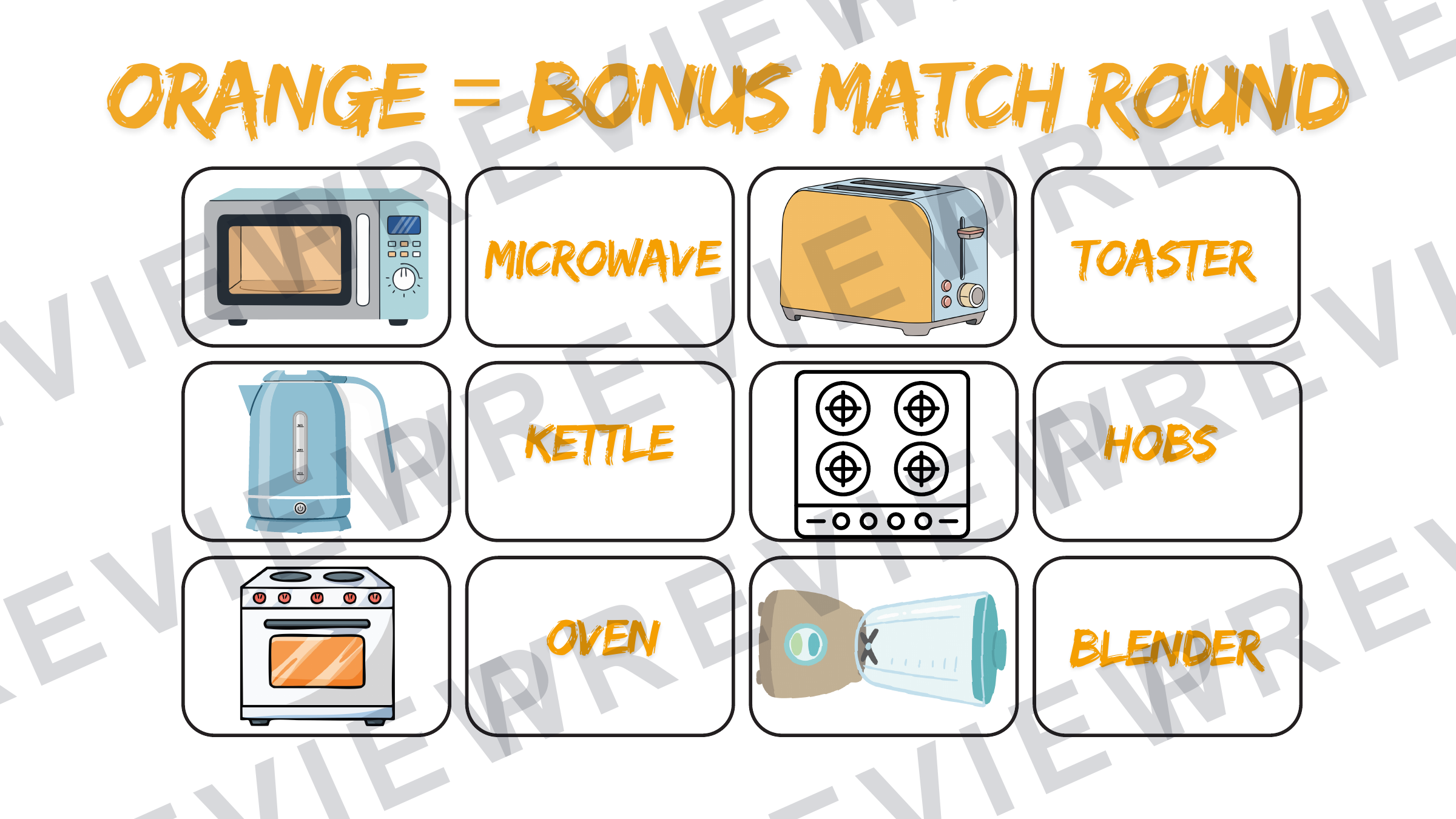Equipment game for KS3 Hospitality round  preview page 8