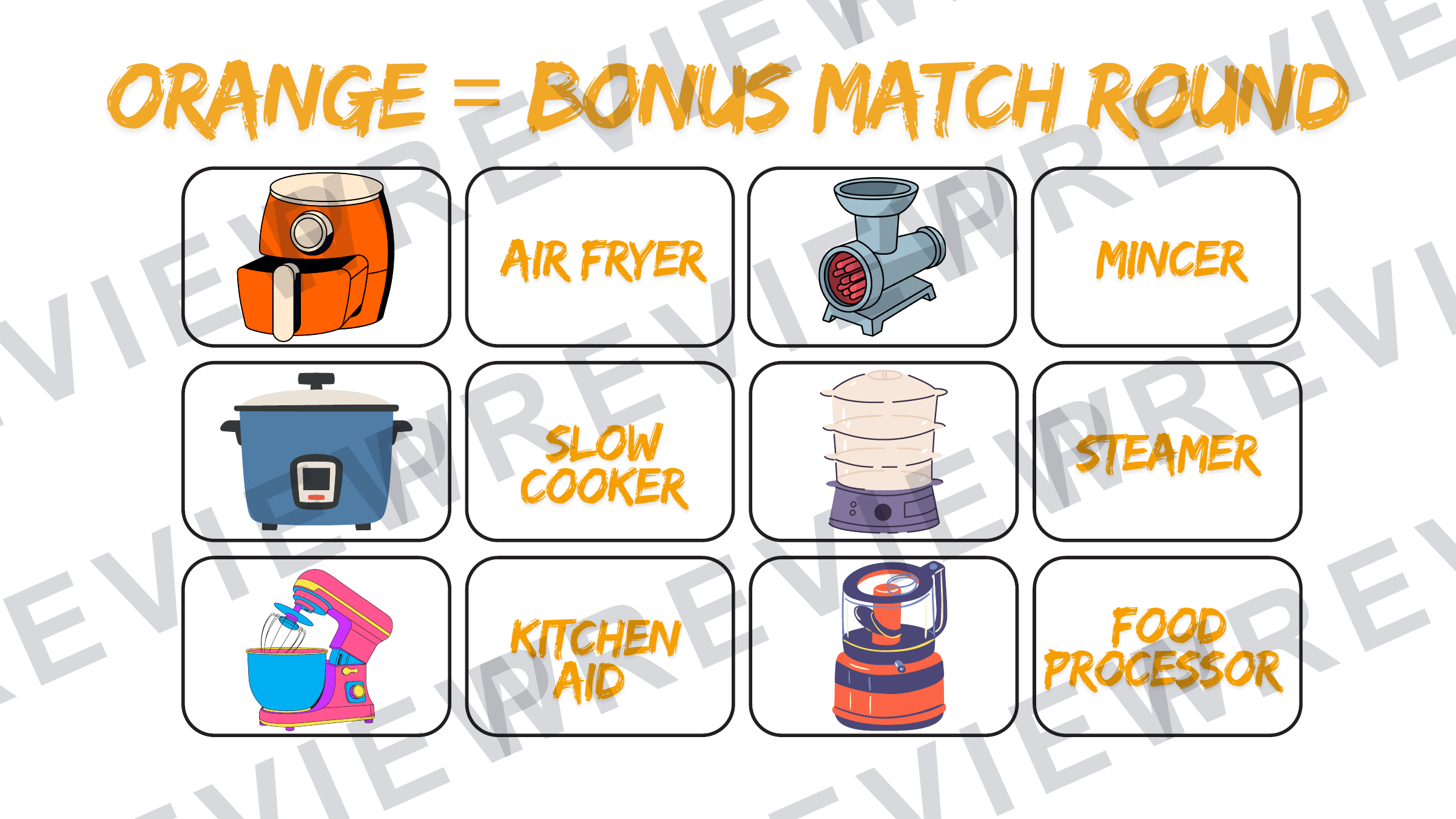 Equipment game for KS3 Hospitality round  preview page 9