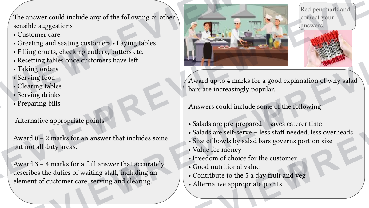 Hospitality and catering lesson 2  preview page 14