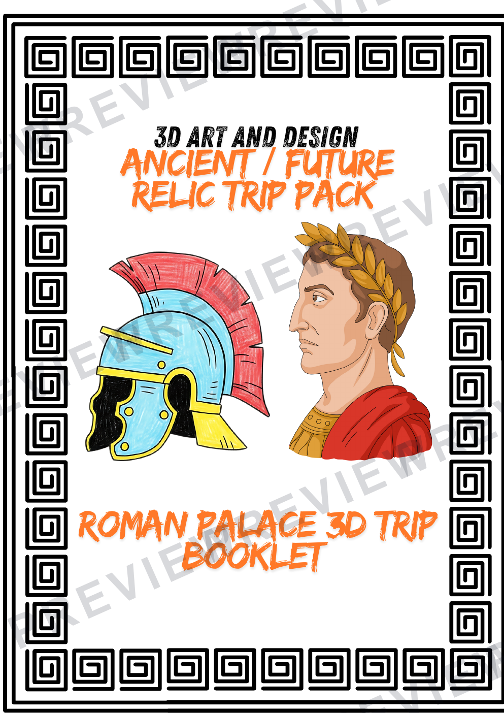 3D design Roman palace trip pack for KS3/4  preview page 1