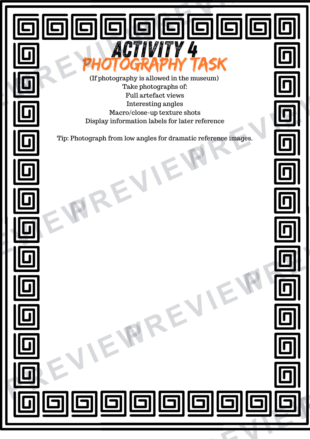 3D design Roman palace trip pack for KS3/4  preview page 7