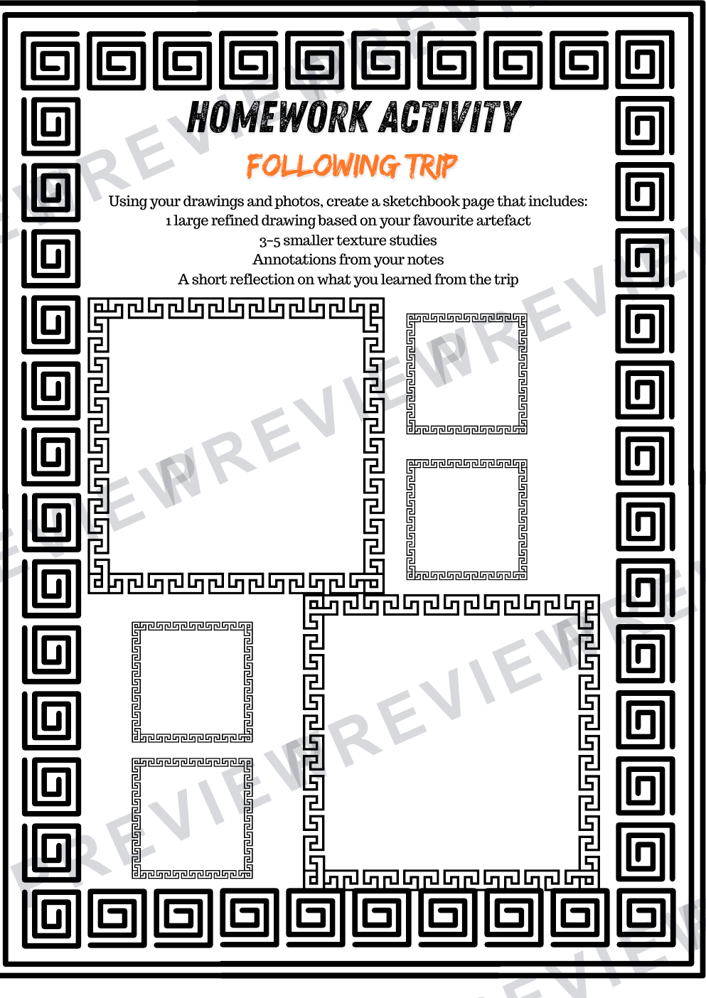 3D design Roman palace trip pack for KS3/4  preview page 10