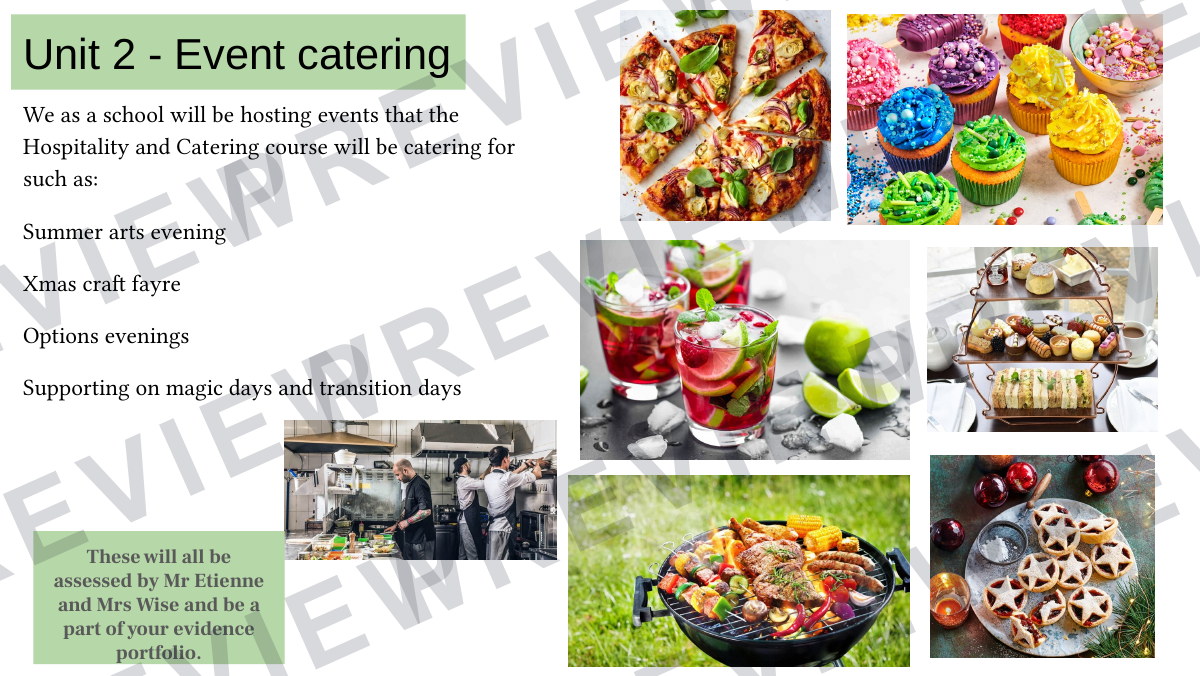 Hospitality catering lesson 1  preview page 4