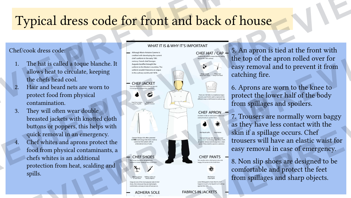 Hospitality catering lesson 1  preview page 9