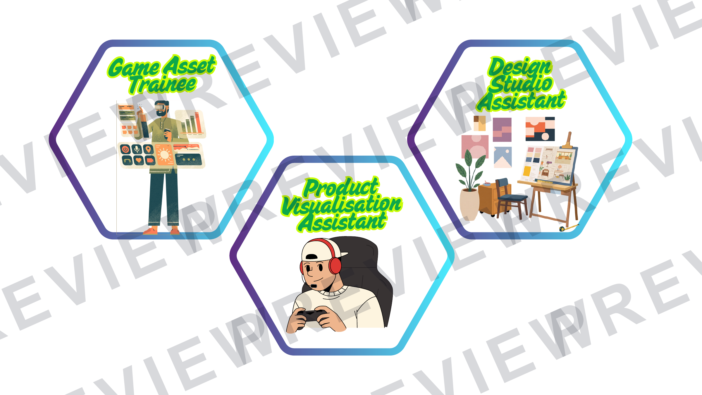 3D art and design job roles display  preview page 7