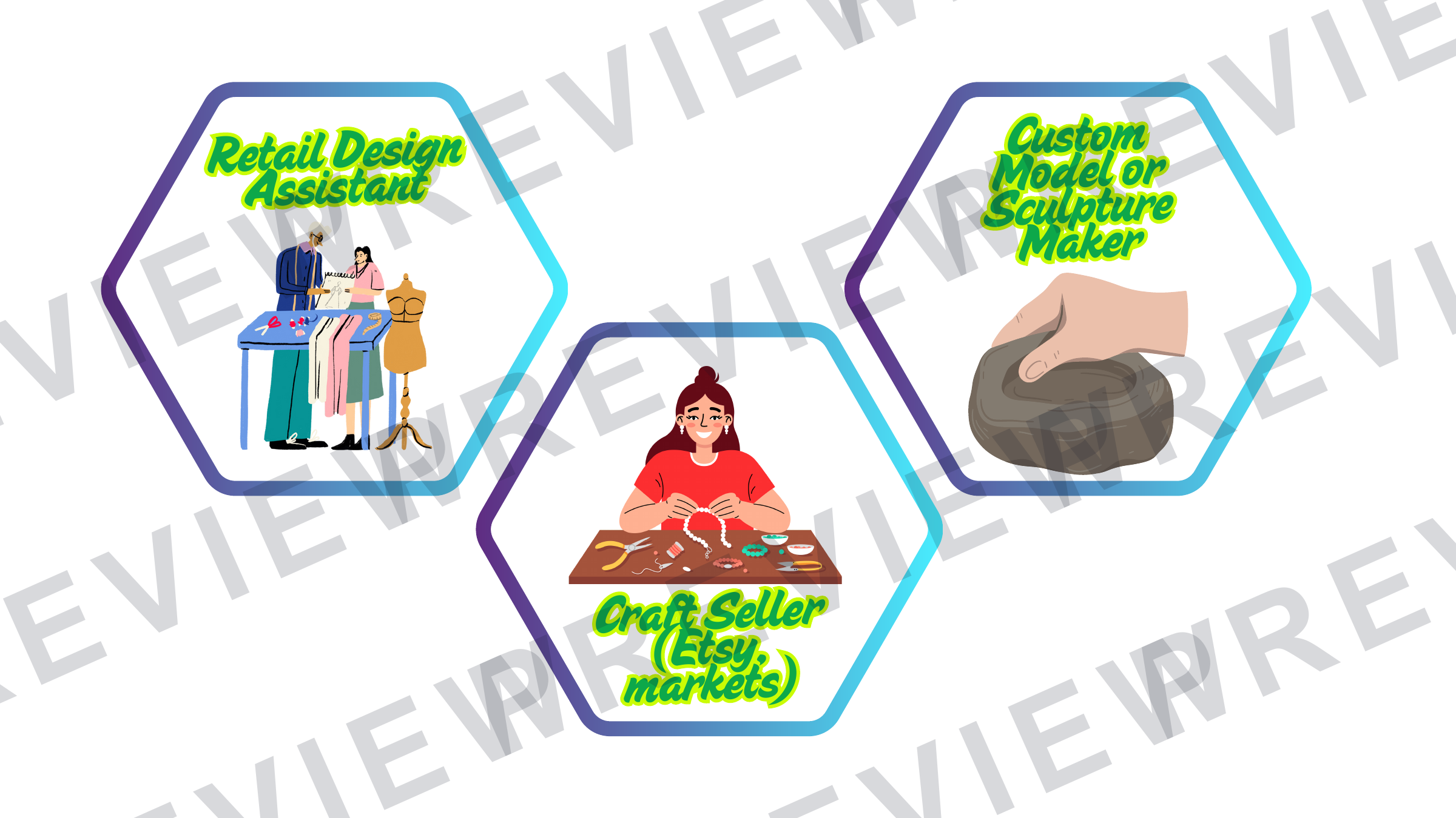 3D art and design job roles display  preview page 9