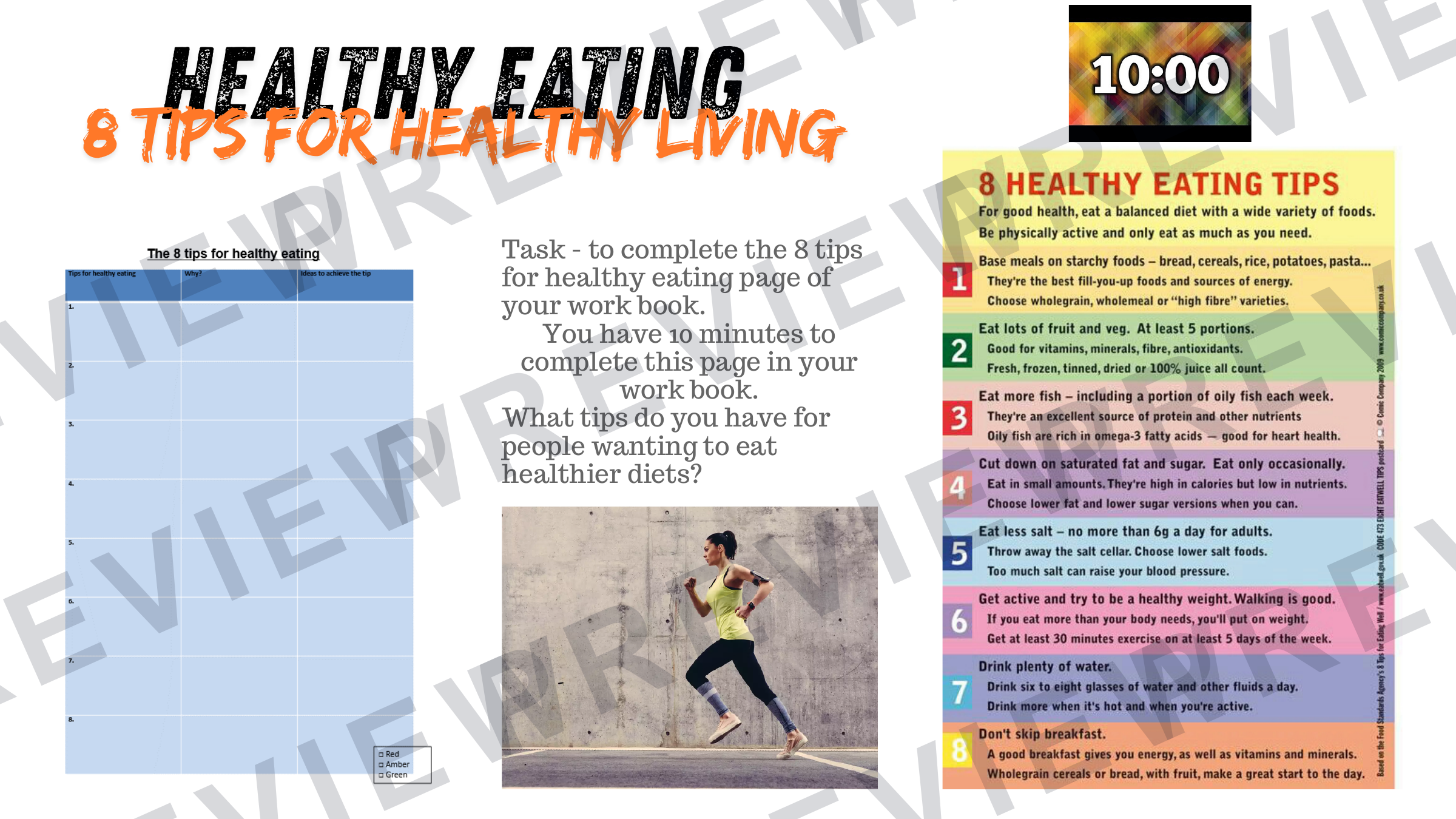 Year 7 healthy eating project part 1 powerpoint  preview page 21