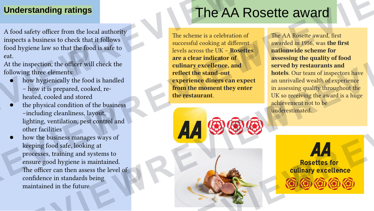 Hospitality and catering lesson 19-20 preview page 9
