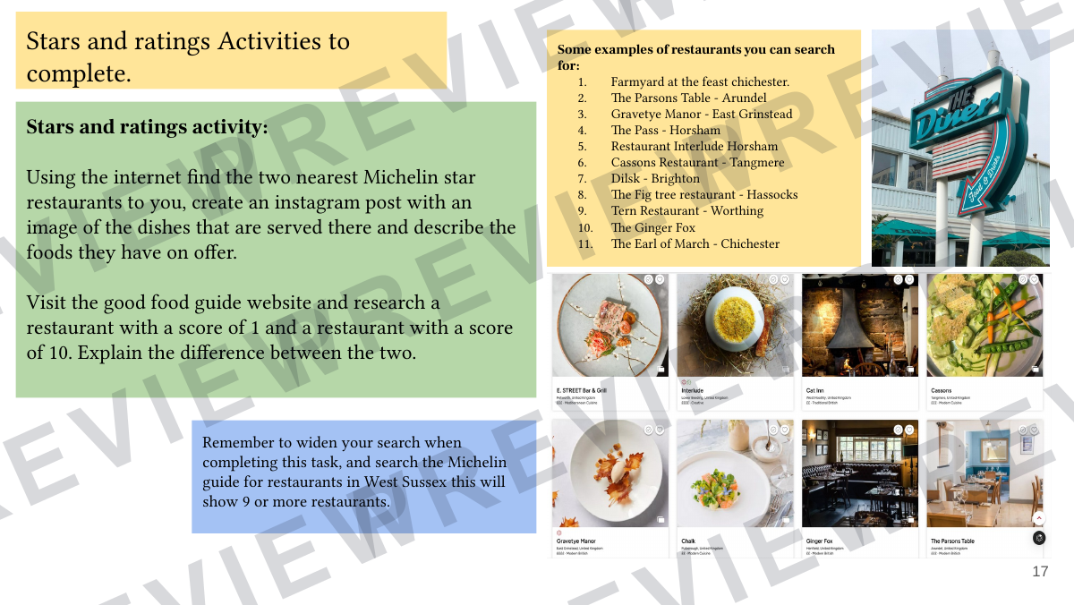 Hospitality and catering lesson 19-20 preview page 17